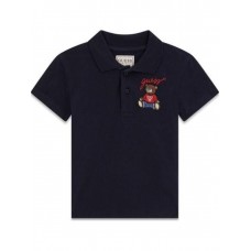 GUESS μπλούζα polo παιδική N6RP02KADZA-G7V2 μπλε
